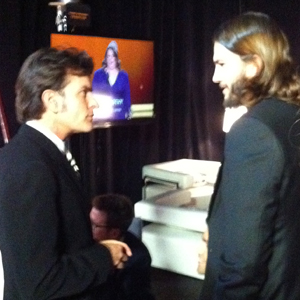 Charlie Sheen, Ashton Kutcher Charlie Sheen, Ashton Kutcher